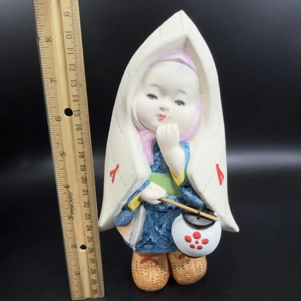 Vintage Japanese Porcelain Bisque‎ Doll Figure Ceramic Whimsical Made In Japan